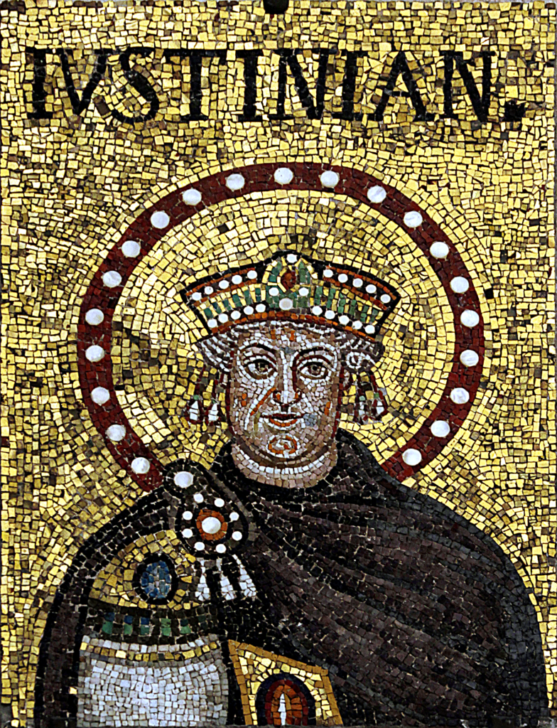 Mosaic of Justinian I - Sant'Apoilinare Nuovo - Ravenna 