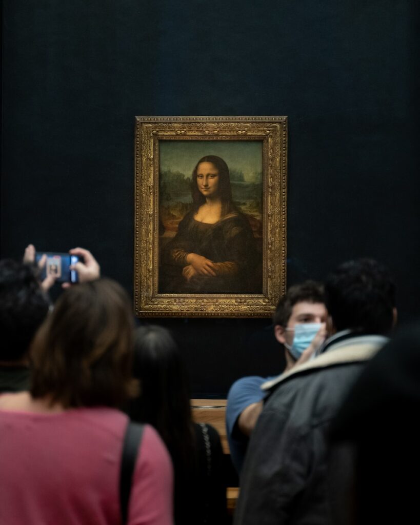 The world's most famous painting. The Mona Lisa.