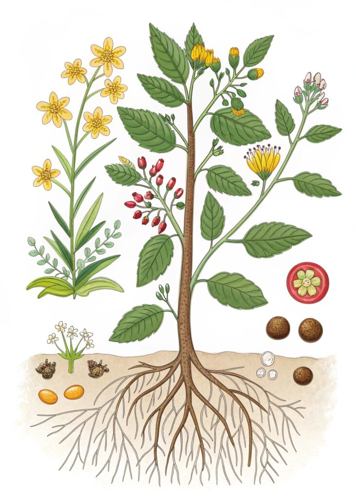 Draw and label the parts of a plant. You can colour it nicely.