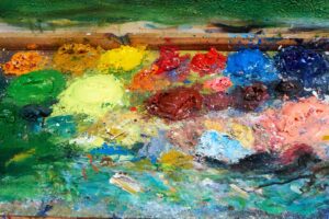 Transforming Oil Paintings into Glitter Masterpieces