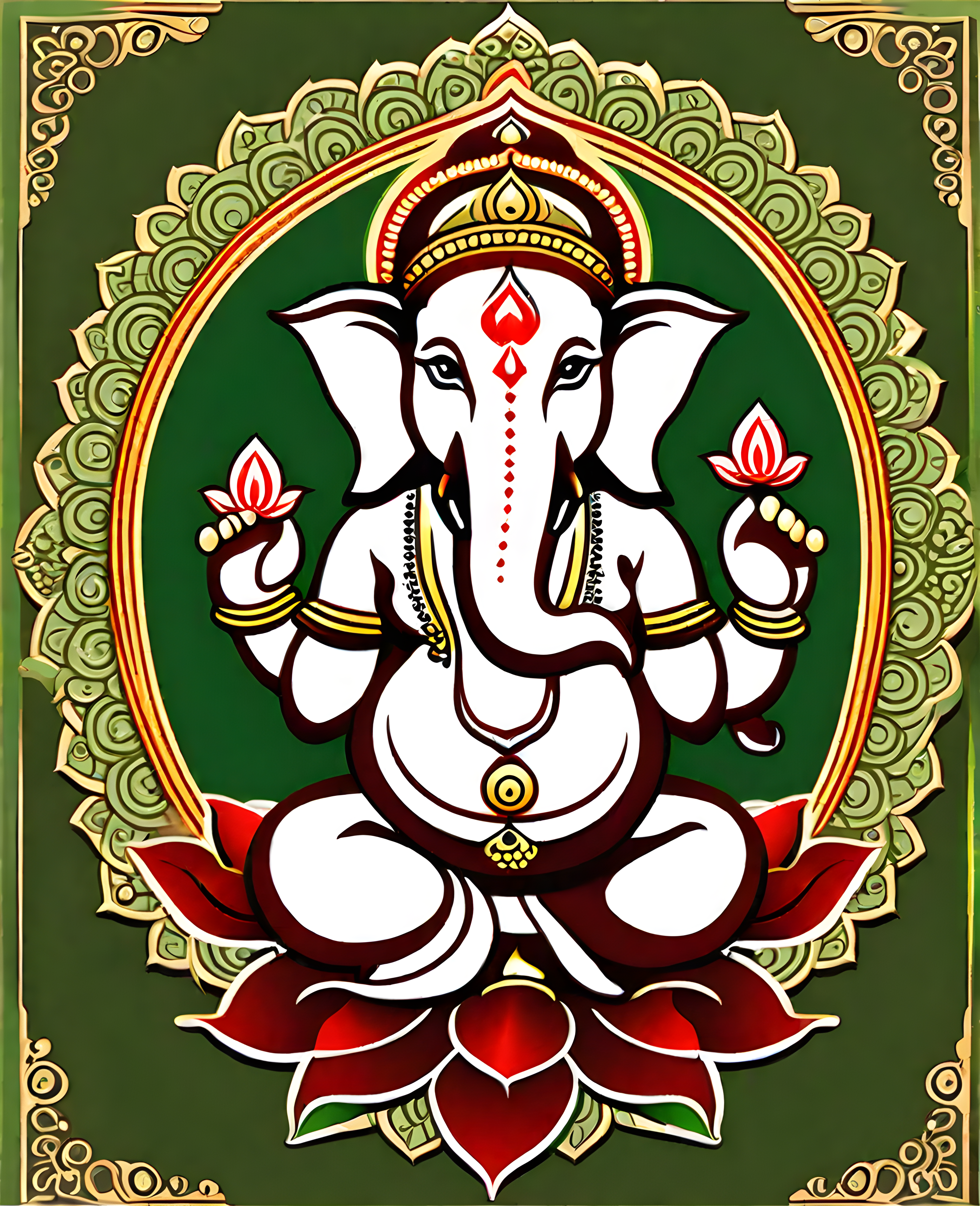 FREE Lord Ganesha Art Prints | Indian Folk Art, Indian Traditional Art FREE Lord Ganesha Art Prints, Indian Art, Indian Living Room Gift, Indian Poster