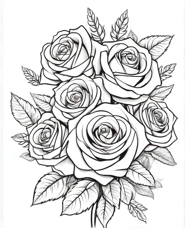 Free Flower Colouring Page