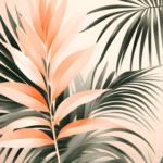 Nordic Wall Decor,Tropical Leaves,Plant Art Print,Abstract Art Tropical Leaves,Minimal Jungle Leaves Finesse,tropical,decor art