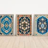 Indian Folk Art, Indian Pichawai Art set of 3, Peacock Wall Art, Indian Art, Traditional Indian Art