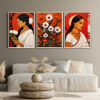 Indian Woman Folk Art