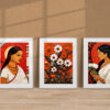 Indian Woman Folk Art