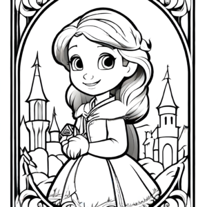 Coloring Pages Of Frozen Little Anna