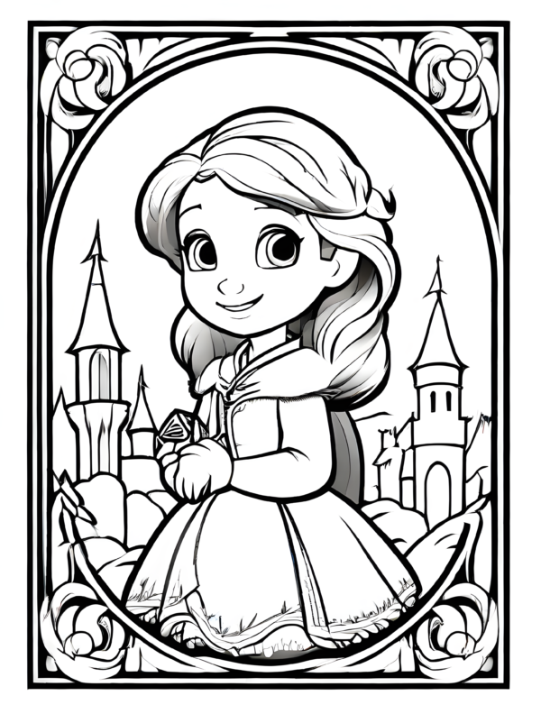 Coloring Pages Of Frozen Little Anna