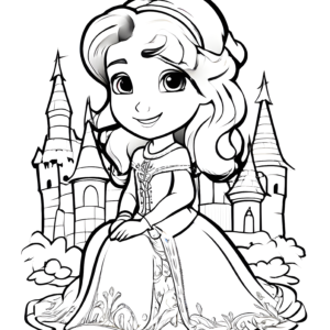 Coloring Pages Of Frozen Little Anna