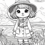 cute-cartoon-girl-dressed-for-a-voyage-coloring-page-for-kids