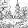 church easter coloring book for children