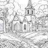 church easter coloring book for children