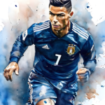 How to draw Ronaldo realistic