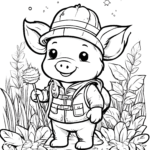 cute-and-adorable-piglet-dressed-as-a-jumgle-explorer-coloring-page-for-kids