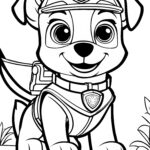 paw patrol coloring page