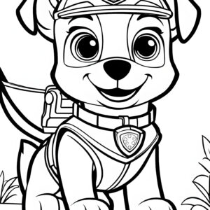 paw patrol coloring page