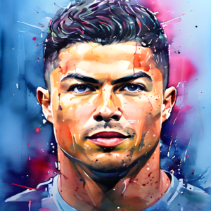 Ronaldo drawing, Pencil ,Ronaldo drawing with colour