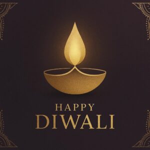 Diwali illustration with diya, Creative Diwali decorative diya illustration, Happy Diwali post design, Diwali or Dipavali festival, Colorful happy Diwali Instagram post