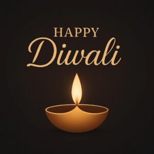 Diwali illustration with diya, Creative Diwali decorative diya illustration, Happy Diwali post design, Diwali or Dipavali festival, Colorful happy Diwali Instagram post