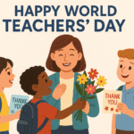 World Teacher's Day Illustration