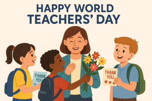 World Teacher's Day Illustration