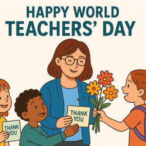 World Teacher's Day Illustration