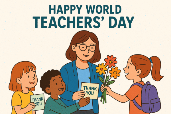 World Teacher's Day Illustration