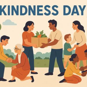 Happy World Kindness Day November 13th , World Kindness Day illustration on isolated background, World Kindness Day Illustration Background