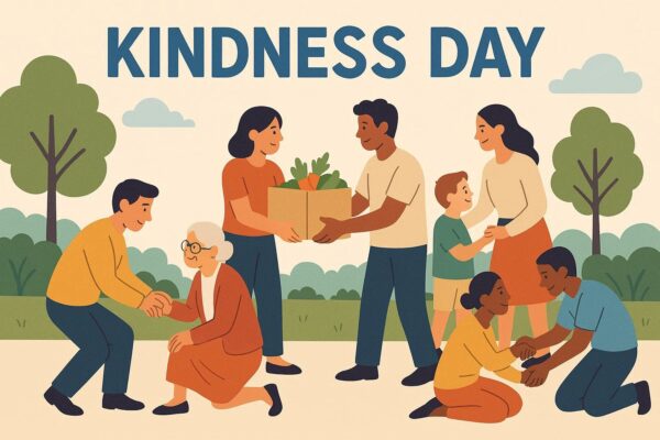 Happy World Kindness Day November 13th , World Kindness Day illustration on isolated background, World Kindness Day Illustration Background