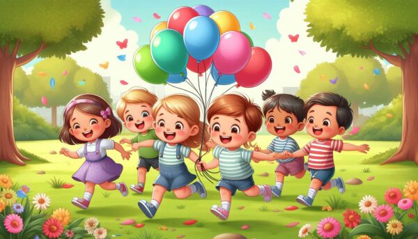 Happy children's day ,world children's day ,cartoon illustration,children's day concept background