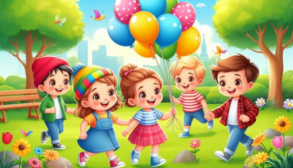 Happy children's day ,world children's day ,cartoon illustration,children's day concept background
