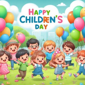 Happy children's day ,world children's day ,cartoon illustration,children's day concept background
