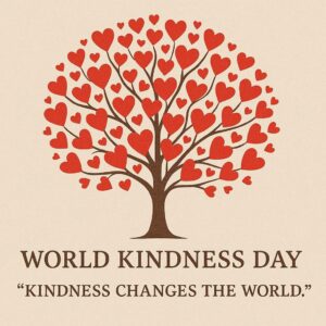 Happy World Kindness Day November 13th , World Kindness Day illustration on isolated background, World Kindness Day Illustration Background