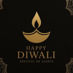 Diwali illustration with diya, Creative Diwali decorative diya illustration, Happy Diwali post design, Diwali or Dipavali festival, Colorful happy Diwali Instagram post