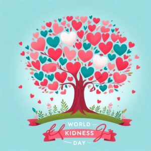 Happy World Kindness Day November 13th , World Kindness Day illustration on isolated background, World Kindness Day Illustration Background