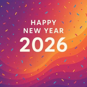 Happy new year background, new year eve's vertical poster template, 2026 Happy new year wishing image, New year party poster template