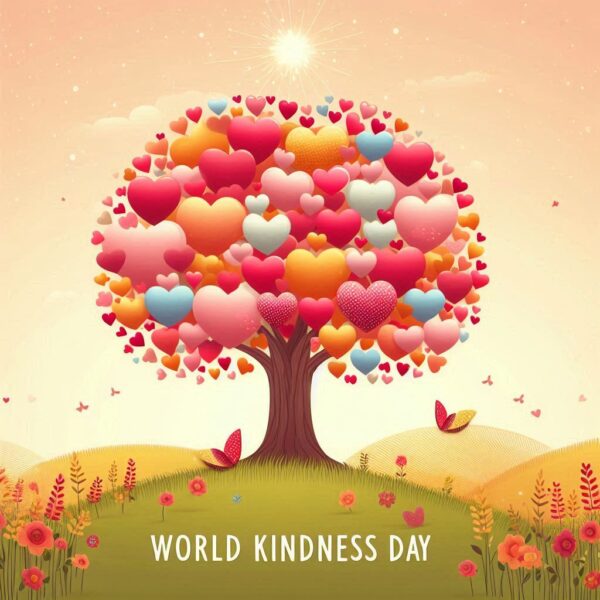 Happy World Kindness Day November 13th , World Kindness Day illustration on isolated background, World Kindness Day Illustration Background
