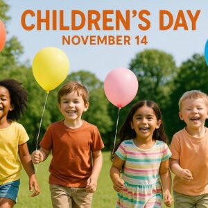 Happy children's day ,world children's day ,cartoon illustration,children's day concept background