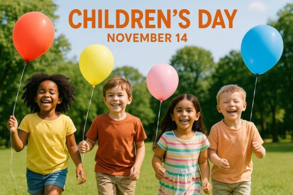 Happy children's day ,world children's day ,cartoon illustration,children's day concept background
