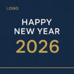 Happy new year background, new year eve's vertical poster template, 2026 Happy new year wishing image, New year party poster template