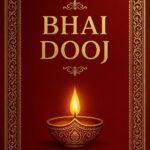 Illustration of Indian festival Bhai Dooj Greeting Card,poster,Template Design,Happy Bhai Dooj festival, Bhaiya Tika celebration creative poster design. Brother and sister bond