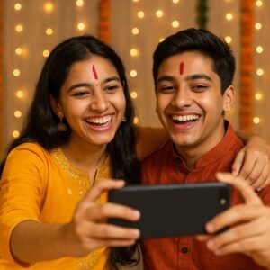 Illustration of Indian festival Bhai Dooj Greeting Card,poster,Template Design,Happy Bhai Dooj festival, Bhaiya Tika celebration creative poster design. Brother and sister bond