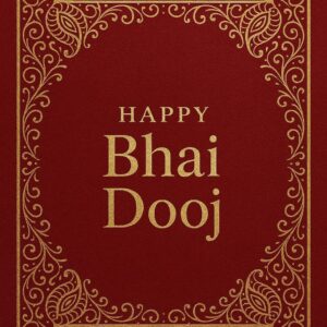 Illustration of Indian festival Bhai Dooj Greeting Card,poster,Template Design,Happy Bhai Dooj festival, Bhaiya Tika celebration creative poster design. Brother and sister bond
