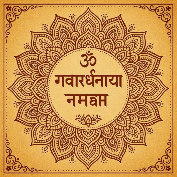 Minimalist Goverdhan Puja poster – Line art of Krishna lifting mountain, Elegant Annakut greeting card, Happy govardhan puja indian festival celebration greeting background,Families celebrating Goverdhan Puja,Devotees arranging Annakut food offerings in front of Lord Krishna idol,Families celebrating Goverdhan Puja at home with traditional rituals