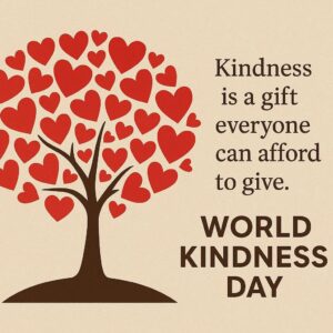 Happy World Kindness Day November 13th , World Kindness Day illustration on isolated background, World Kindness Day Illustration Background