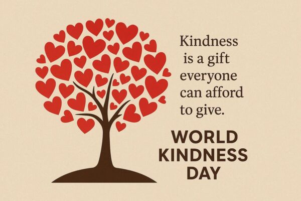 Happy World Kindness Day November 13th , World Kindness Day illustration on isolated background, World Kindness Day Illustration Background
