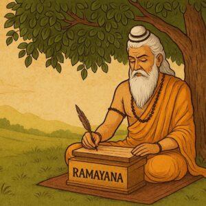 Hand-drawn sadh illustration, Valmiki Jayanti,Tulsidas Jayanti Art Illustration, Tulsidas Jayanti, Rishi muni, Hand drawn sadhu illustration, Old man yogi, guru purnima,sage