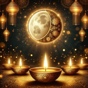Creative Diwali background illustration, Diwali decorative diya illustration, Happy Diwali post design, Diwali or Dipavali festival, Colorful happy Diwali social media post