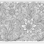 Floral Coloring Pages For Adults