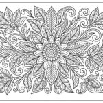 Floral Coloring Pages For Adults